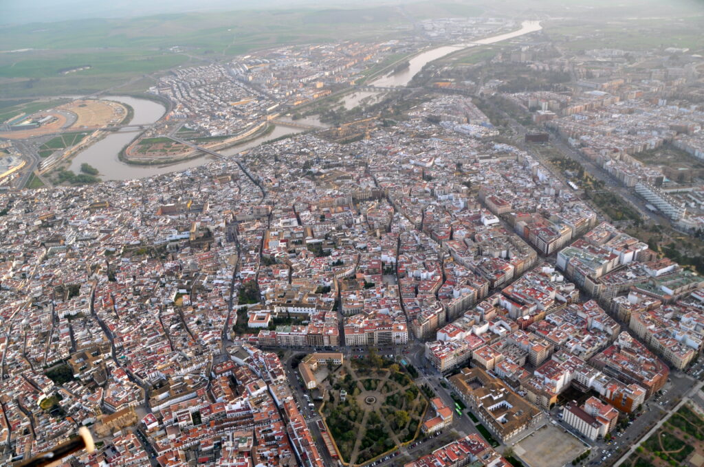 Córdoba_vista_aérea Vista aérea de Córdoba.